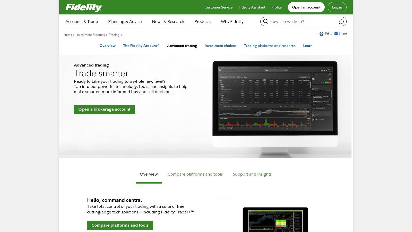 Fidelity (Trader+ / Active Trader)