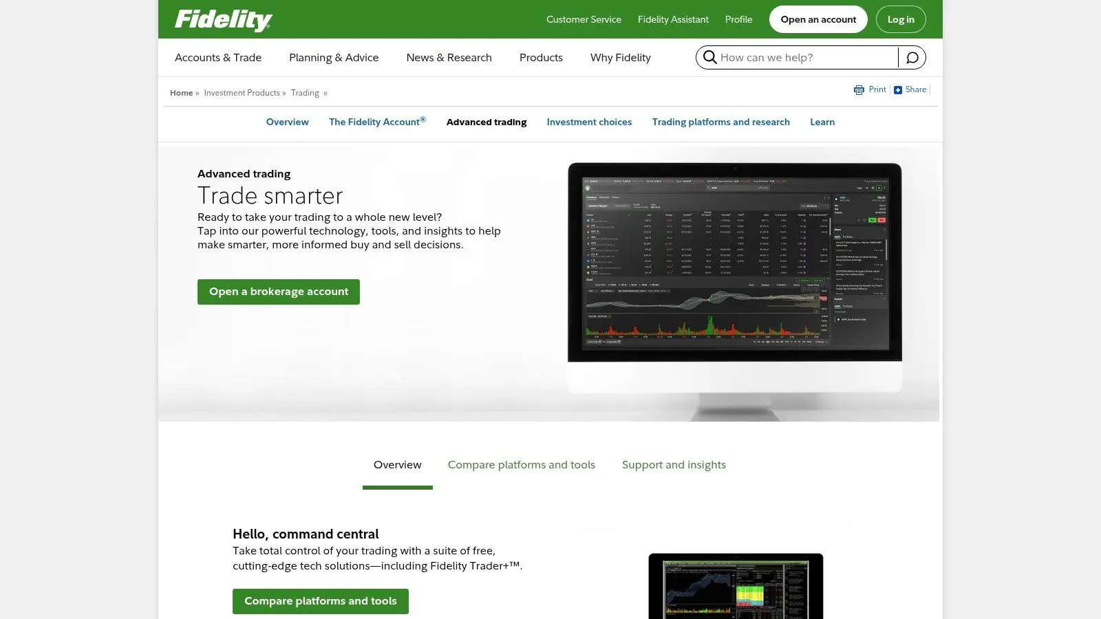 Fidelity (Trader+ / Active Trader)