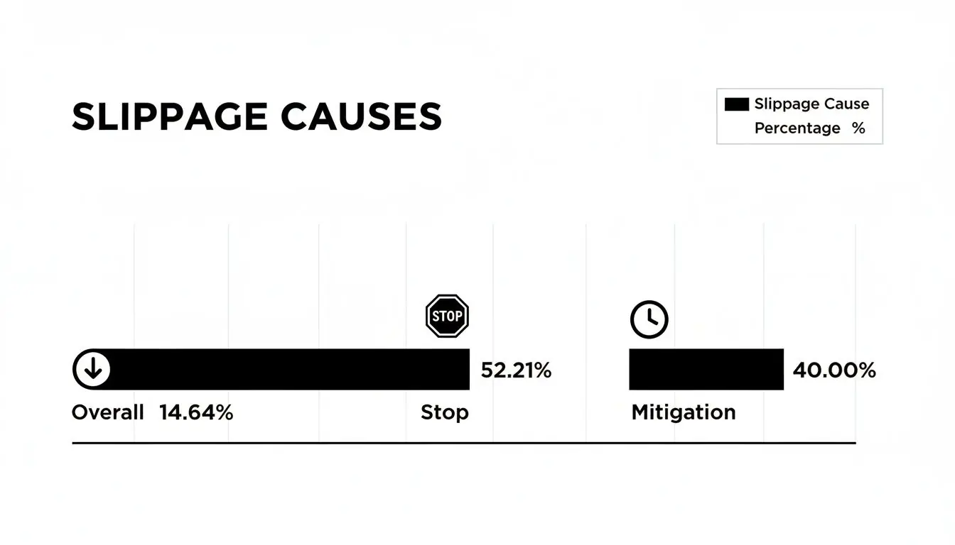 Infographic about what is slippage in trading